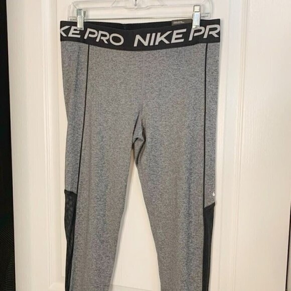 Nike Pro NWT Dri Fit Tight Fit Long Training Active Workout Gym Legging Pant - Picture 3 of 13